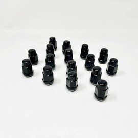 Gorilla Wheel Locks/Lug Nuts 12 x 1.5 - Gloss Black for Toyota Camry, Corolla, Prius, Mirai, Supra, Tacoma, Sienna (Lug Nuts & Wheel Locks)