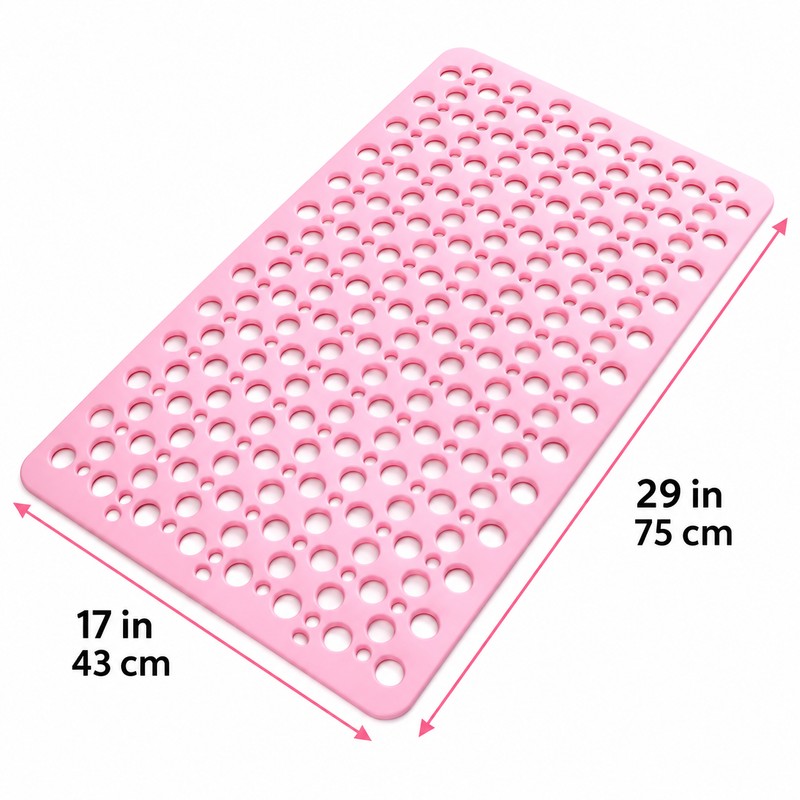 Non-Slip Shower Mat for Bathtubs and Bathrooms – 43 x
