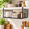 Large Under-Shelf Hanging Storage Basket for Organization – Reusable Stainless