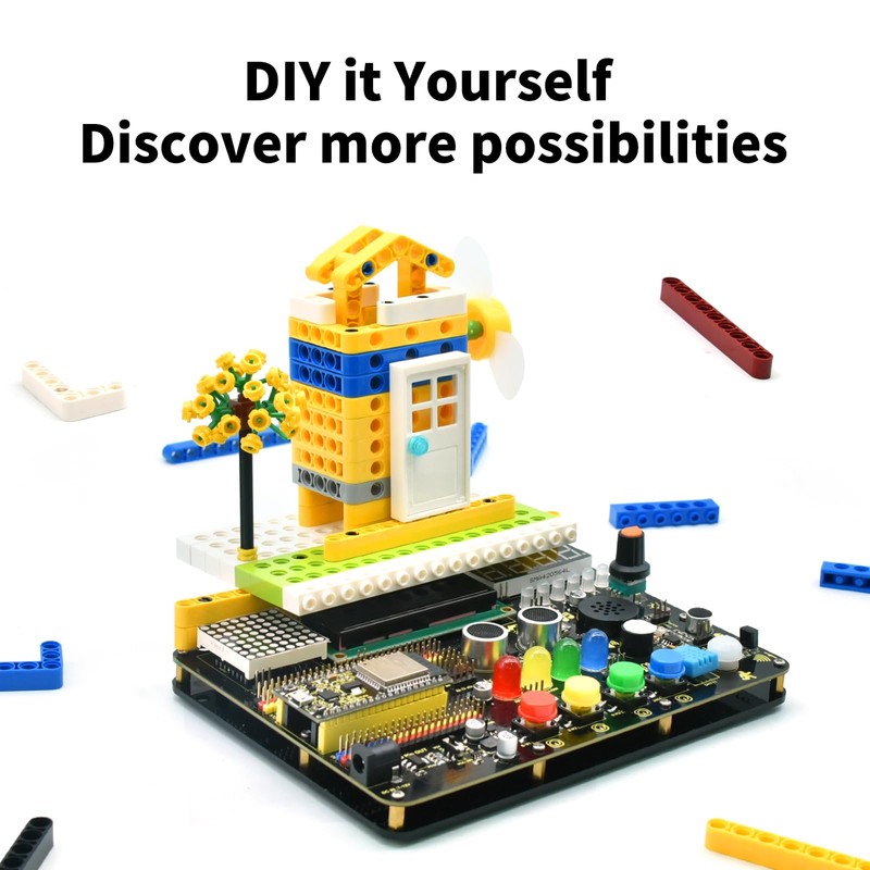 KEYESTUDIO Inventor Starter Kit for Arduino Nano(with Nano), Hardware Comes