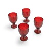 Fitz and Floyd Trestle Glassware Ornate Goblets, 4 Count (Pack