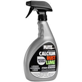 FLITZ Calcium, Rust, & Lime Remover - 32oz Bottle of USA-Made Limescale Remover for Toilets, Showers, and More - Powerful Spray that Instantly Eliminates Tarnish, Grease, and Other Grime (1 Pack)