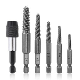 Yuentoen Screw Extractor Set [5 Pieces Made of HSS ] – Screw Extractor Set Professional, Extractor, Screw Remover, Screw Extractor, with Magnetic Drill Holder, Screw Remover Extractor