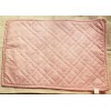Pink Floral Quilted Gingham Placemat 19" X 13" 100% Cotton