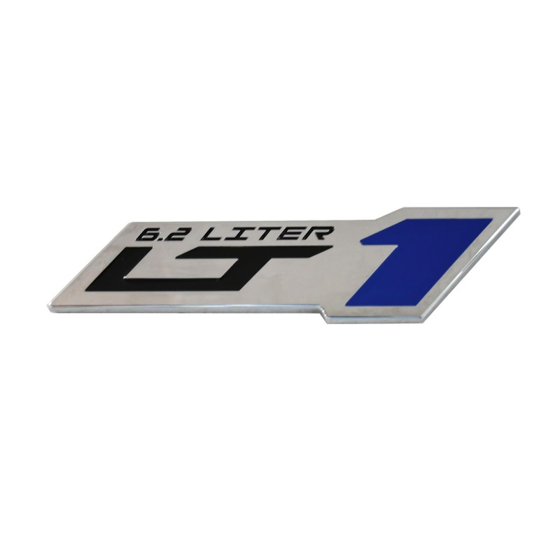 2pcs LT 1 6.2 Liter ZR1 Emblem Engine Hood Badge