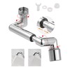 Hibbent Tap attachment, 1440 degree rotating multifunctional extension tap, water-saving