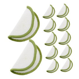 Ipetboom 20pcs Makeup Remover Pad Makeup Sponge Cotton Face Care Rounds Makeup Accessories Washable Face Rounds Makeup Remover Reusable Pads Simple Eye Makeup Remover Bamboo Cotton