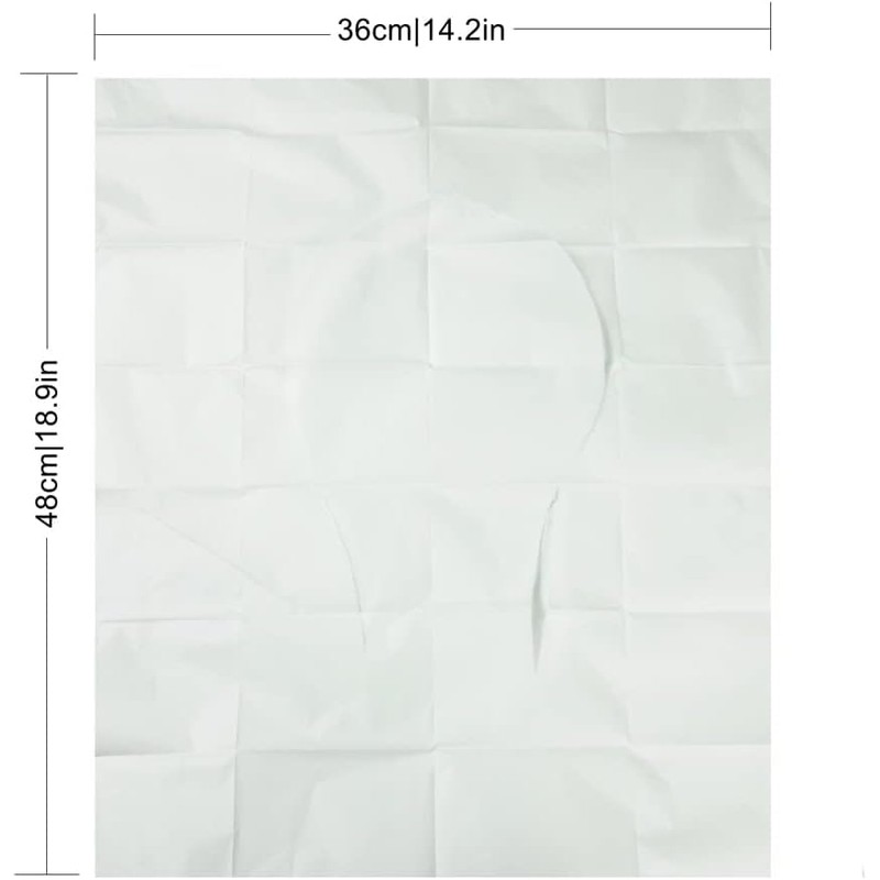 MA CHÉRIE Disposable Toilet Seat Cover 120 Pcs,Extra Large,Flushable,Travel and