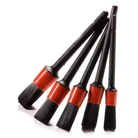 Car Detailing Brushes- 5-Piece Set with Multi-Size Brushes for Interior & Exterior Automotive Detailing and Maintenance