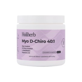 Holiherb - Myo & D-Chiro Inositol (40:1) + Metil Folato | Suplemento en Polvo | 50 días