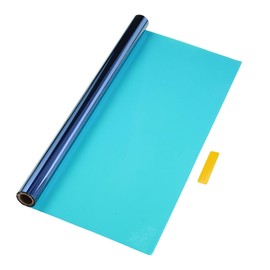 A ABSOPRO Car Window Tint Film Chameleon 30'' Inch x 5ft Heat UV Blocking Sun Protection Anti-Glare Privacy Film Blue VLT 65% IRR 95% UVR 99.5%