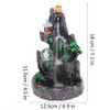 Unique Mountain Water Backflow Incense Burner Holder Home Resin Ornament