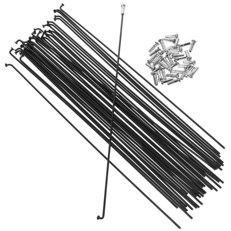 VORCOOL 36Pcs 14G J Bend Bicycle Mountain Bike Steel with
