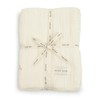 Avery Row Embroidered Muslin Blanket Wild Chamomile