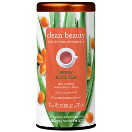 The Republic of Tea Beautifying Botanicals® Clean Beauty Berry Aloe Herbal Tea Bags (36 count)
