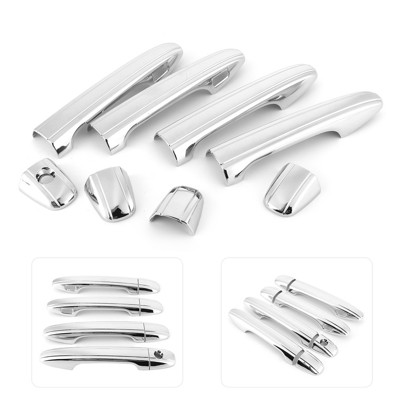 Car Door Handle Covers Trims Electroplating Decoration Fit for Sienna