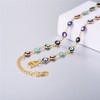 U7 Women Mens 18K Gold Plated Stainless Steel Link Colorful