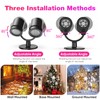 Snowflake Projector Lights Outdoor, Upgrade 2.0 HD Dynamic Christmas Projector
