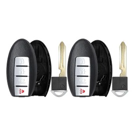 2X New Replacement Proximity Key Fob Shell / CASE Compatible with & Fit for Nissan Infiniti - MPN CWTW-SHELL-03 (NO Electronics or Chip Inside)