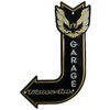 Trans Am Garage J Shaped 11.5"x17.5" Aluminum Metal Sign DC85060