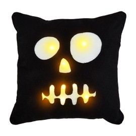Mud Pie Throw Pillow, 16" x 16", Skeleton
