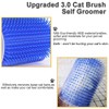 EZONEDEAL Cat Self Groomer with Catnip,Grooming Brush,Wall Corner Massage Comb,for
