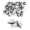 50PCS Car Mounting Clips, Auto Universal Door Panel Bumper Trim