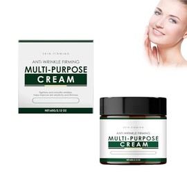 Crema facial multiusos de colágeno antiedad, hidratante de noche para hombres y mujeres, loción sérum para rostro y cuello para una piel más tersa y radiante. No grasa. Cuidado para todo tipo de piel. (1 PCS)