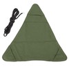 TOPINCN Tripod Stool, Foldable Triangular Fabric Stool, Scratch-Resistant Canvas, Camping