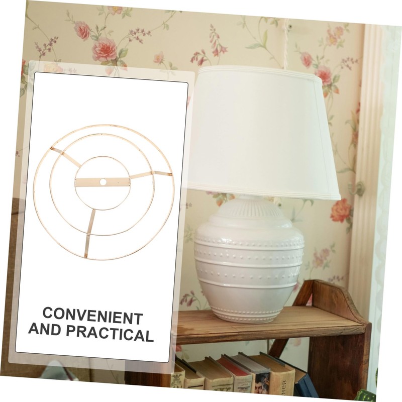WHAMVOX Metal Lampshade Frames DIY Table Lampshade Frames Stable Lampshade