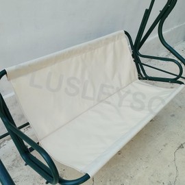 PLUSLEYSC Swing Seat Cover Replacement,Waterproof Thickened 900D Patio Swing Seat Cover,Patio/Porch Swing Replacement Seat (Beige, 54.3x19.7x19.7 inch)