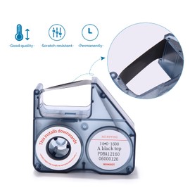 NIIMBOT B18 Compatible Label Tape, Replacement Refill Tapes for Thermal Transfer Label Printer, Readable Printing, Durable, No Fading, Up to 16 Meters (Blue)