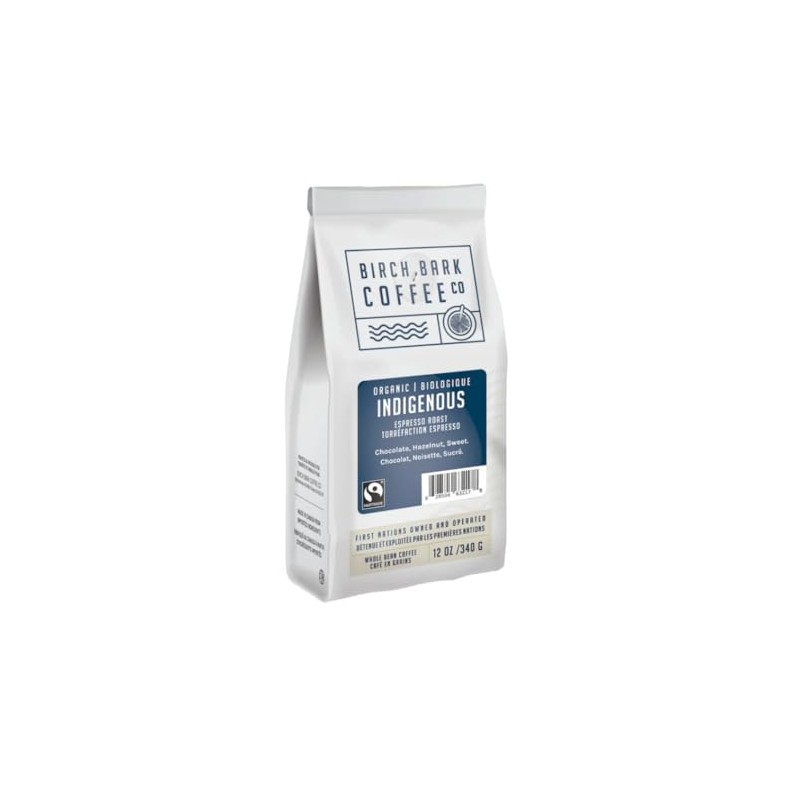 Birch Bark Coffee Co Organic Indigenous Whole Bean Espresso Roast
