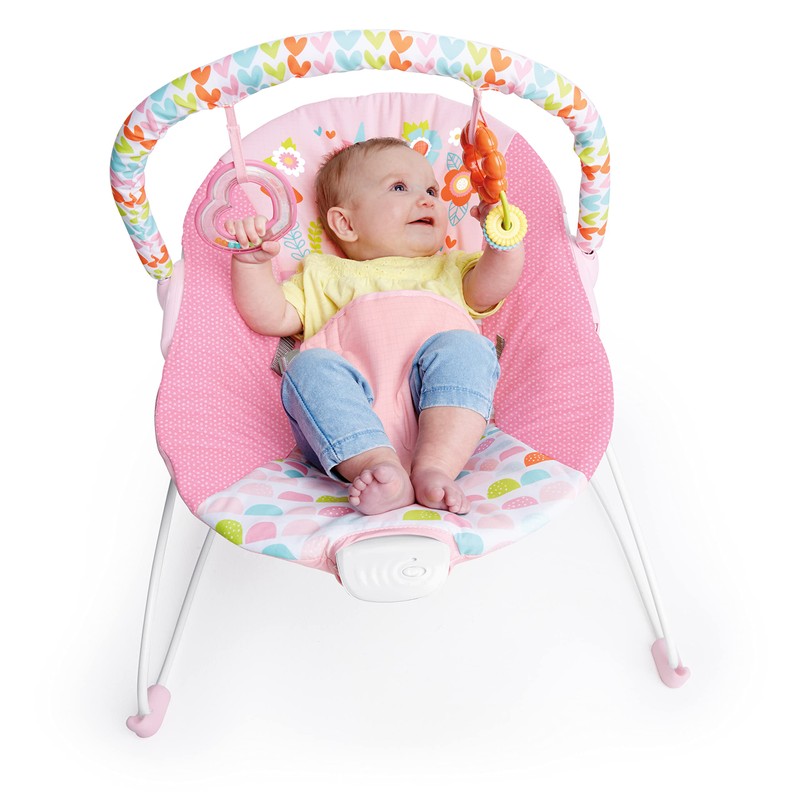 Bright Starts Baby Bouncer Soothing Vibrations Infant Seat - Removable