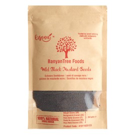 BanyanTree Foods Black Mustard Seeds 200g~ All Natural, Indian Origin | No Color | No Salt or fillers