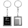 moonwood 7pcs Metal Photo Keychain Cover Photo Frame Locket Pendant