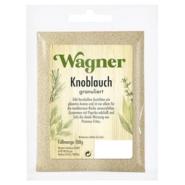 Wagner Gewürze - Garlic Granulated Optimal 100 g in Bag