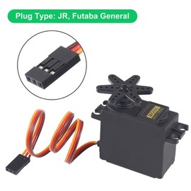 DWEII Servo Motor MG995 Control Angle180 Metal Gear Servo 20KG Digital High Speed Torque Servo Motor for Smart Car Robot Boat RC Helicopter Pack of 5