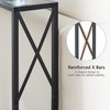 Gewudraw Console Table, Narrow Sofa Table, Entryway Table, Industrial Sofa