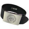 GravurManufakturBerlin Trouser Belt with Craft and Guild Sign Leather Belt