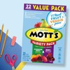 Mott's Fruit Flavored Snacks,Gluten Free Snack, Variety Value Pack, 22