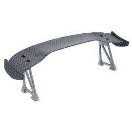 WOONEKY Mini Drift Car Spoiler Wing Carbon Fiber Tail Wing for Scale Models Enhance Easy to Install High Temperature Resistant