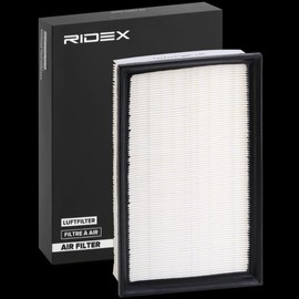 RIDEX 8A0277 Motor Air Filter Rectangular Filter Insert, Recirculation Filter