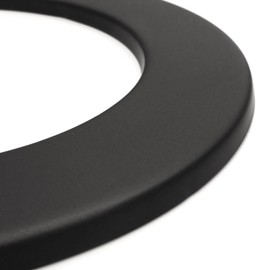 raik Smoke pipe/stove pipe wall rosette 120 mm diameter sheet steel black SH010-120-sw
