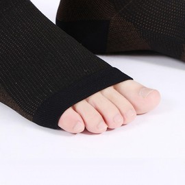 Protector de Tobillo 1 Par Negro de Poliéster y Nylon