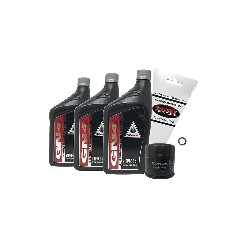 Cyclemax Oil Change Kit compatible with 2017-2023 Honda Rebel CMX500