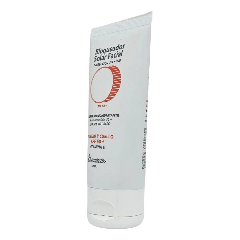 Bloqueador Solar Facial Spf Rayos Uva Uvb Ligero Graso