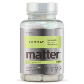 Matter Hello Flat! Suplementos Alimenticios con Metabolaid, BioCore Optimum Complete, Melisa y Hierbabuena | Apoya el Bienestar Digestivo y el Metabol