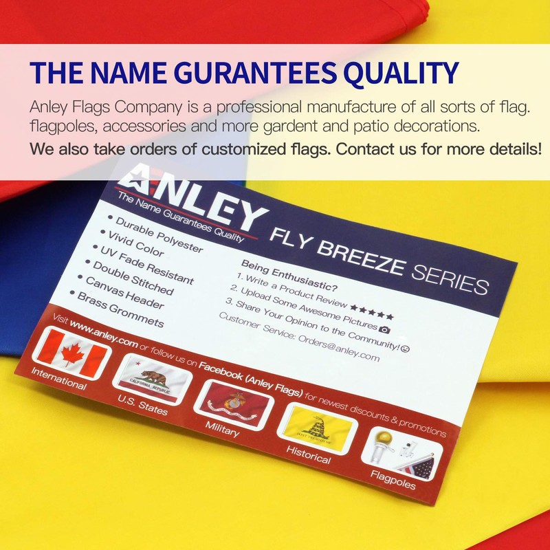 Anley Fly Breeze 3x5 Foot Ghana Flag - Vivid Color