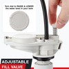 Avenuebool Anti Siphon Toilet Fill Valve Assembly, Toilet Fill Valve